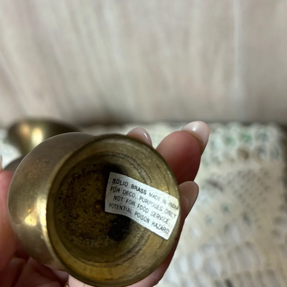 Elegant Brass Vases Small